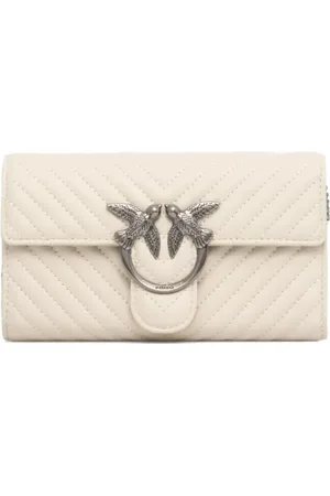 Pinko Love One quilted flap wallet