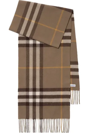 Burberry Checked cashmere scarf