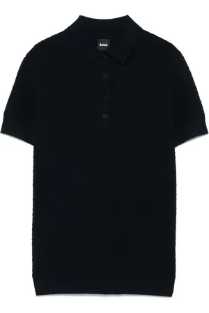 HUGO BOSS Ribbed polo shirt