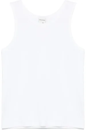 Walk In Paris Waffle-knit tank top