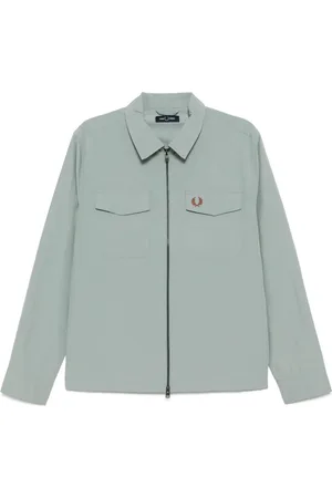 Fred Perry Textured zipped shirt jacket