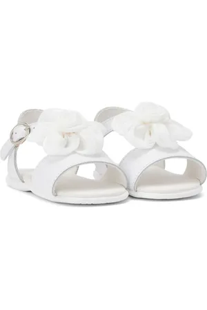 Babywalker Floral-appliqué sandals