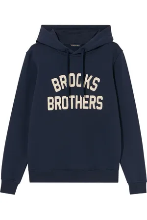 Brooks Brothers Logo-embroidered terry hoodie