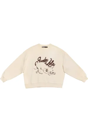 Bimba y Lola Graphic-print cropped sweatshirt