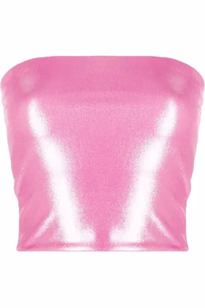 The Andamane Gwen high-shine tube top