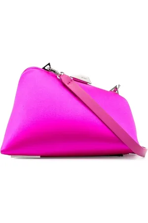The Attico 8.30PM satin clutch bag