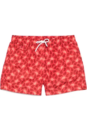 Kiton Printed swim shorts