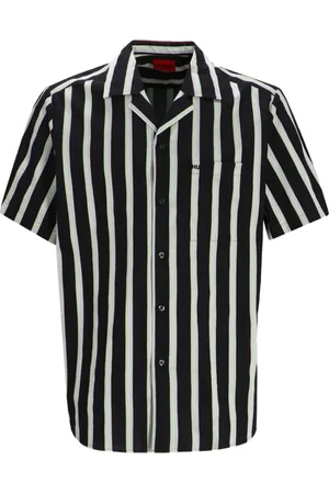 HUGO BOSS Striped short-sleeve shirt