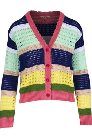 ODEEH Striped cardigan