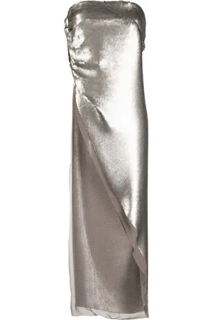 Rick Owens Luxor asymmetric sequinned top