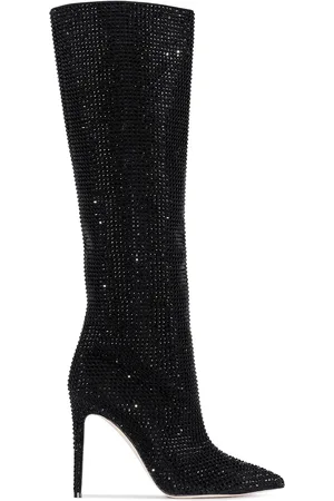 PARIS TEXAS Holly 105mm crystal-embellished boots