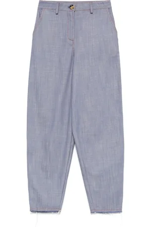 Mariuccia Milano Contrast-stitching jeans