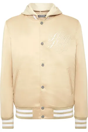 Philipp Plein Logo-embroidered bomber jacket