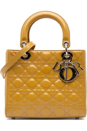 Dior 2012 Medium Patent Cannage Lady Dior satchel