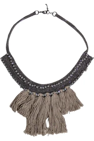 Fabiana Filippi Fringe-bib necklace