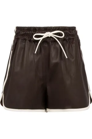 Frame Leather shorts