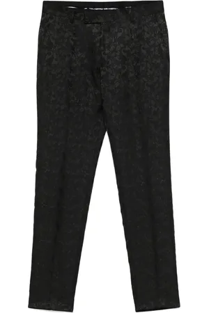 Karl Lagerfeld Patterned-jacquard trousers