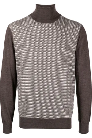 Cruciani Roll-neck wool jumper