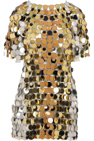 Paco rabanne Chainmail-embellished mini dress