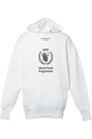 Balenciaga 2018 x WFP cotton hoodie