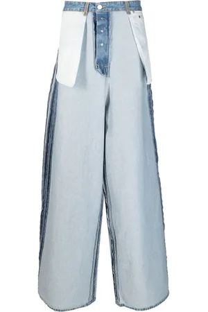 Vetements Wide-leg denim jeans