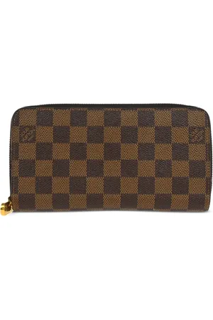 LOUIS VUITTON 2019 Damier Ebène Zippy Wallet long wallet