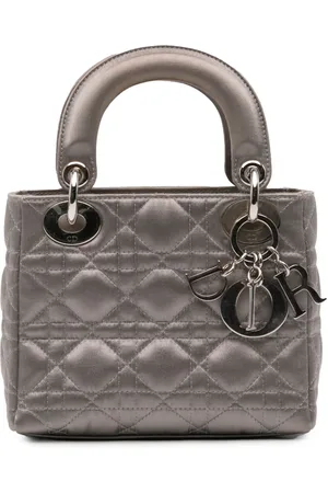 Dior 2011 Mini Satin Cannage Lady Dior satchel