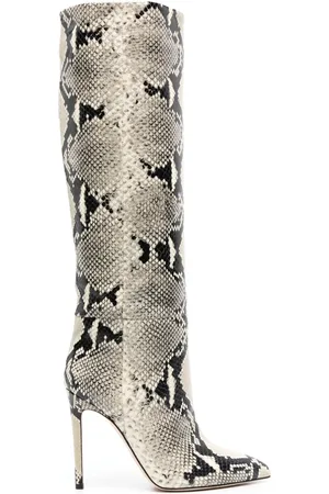 PARIS TEXAS 105mm snakeskin-effect boots