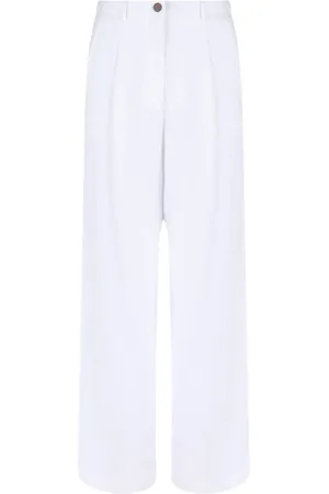 ..,MERCI Cotton straight trousers