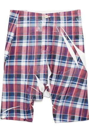 Comme des Garçons Checked twill shorts