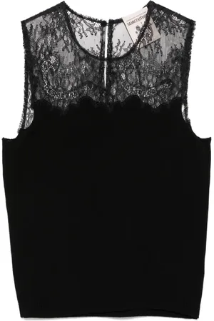 SEMICOUTURE Lace-detailed top