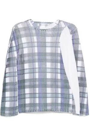 Comme des Garçons Tartan check-print jumper
