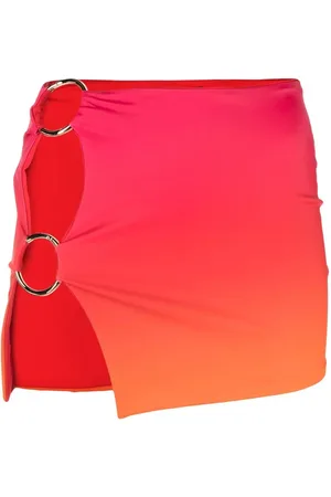 Louisa Ballou Double-ring mini skirt