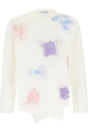 Comme des Garçons Spray-paint effect sweater