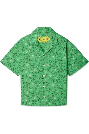 OFF-WHITE Bandana-print cotton shirt