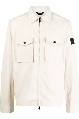 Calvin Klein Logo-patch shirt jacket