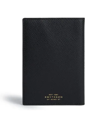SMYTHSON Panama leather passport cover
