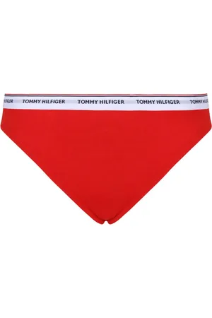 Tommy Hilfiger Logo-waistband thongs (pack of three)