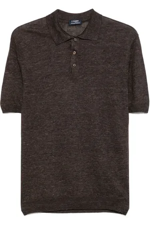 BARBA Linen polo shirt