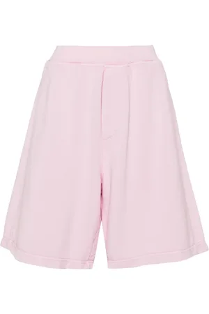 Dsquared2 Rubberised-logo cotton shorts