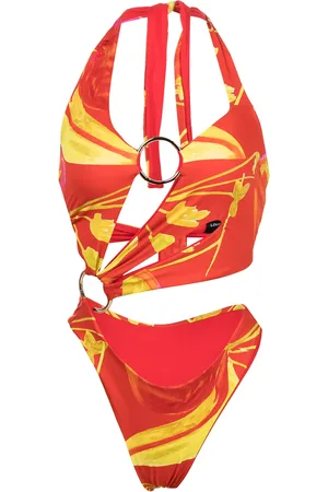 Louisa Ballou Sex Wax asymmetric swimsuit