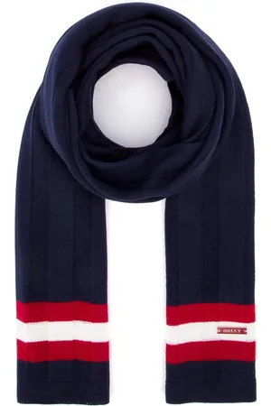 Bally Logo embroidered scarf