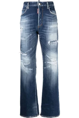 Dsquared2 Faded distressed-effect jeans