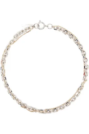 Justine Clenquet DANA NECKLACE-PALLADIUM AND PALE