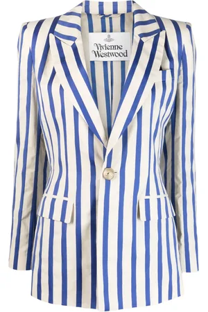 Vivienne Westwood Striped cotton blazer