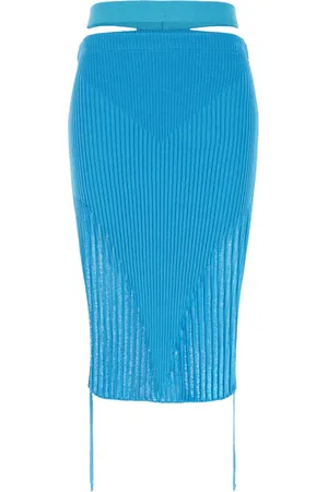 ANDREADAMO Ribbed knit pencil skirt