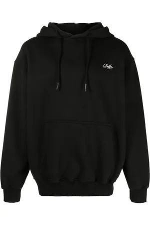 Drôle de Monsieur Logo-print cotton hoodie