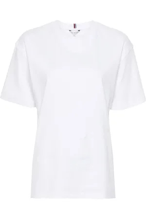 Tommy Hilfiger Logo-embroidered cotton T-shirt