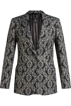 Etro Graphic-jacquard blazer