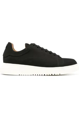 Emporio Armani Lace-up leather sneakers